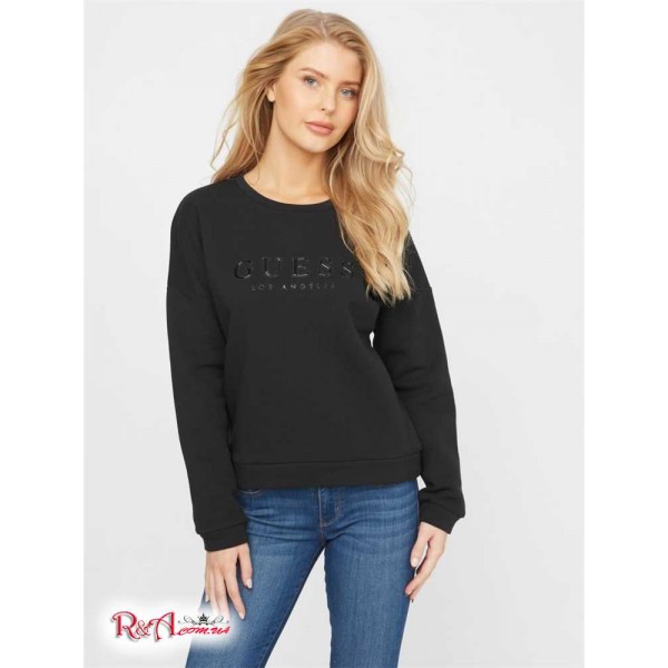 Жіночий Світшот GUESS Factory (Letty Logo Sweatshirt) 57418-01 Реактивний Чорний Жіночий Світшот GUESS Factory (Letty Logo Sweatshirt) 57418-01 Реактивний Чорний