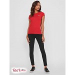 Жіноча Футболка GUESS Factory (Leann Logo Tape Tee) 57848-01 Вишневий Червоний