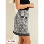 Женская Юбка GUESS (Gaia Tweed Skirt) 58678-01 Белый Lurex Boucle