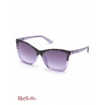 Женские Солнцезащитные Очки GUESS (Purple Square Sunglasses) 60118-01 Фиолетовый