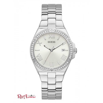 Жіночий Годинник (Silver-Tone and Rhinestone Analog Watch) 64608-01 Multi
