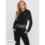 Жіноче Худі GUESS Factory (Welch Cropped Hoodie) 63258-01 Реактивний Чорний