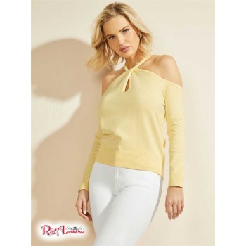 Женский Свитер (Priya Cold-Shoulder Sweater Top) 64448-01 Cornsilk