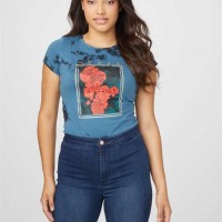 Жіноча Футболка (Kairo Tie-Dye Tee) 57498-01 Синій Grotto Мульті