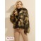 Женская Куртка (Molly Faux-Fur Jacket) 60558-01 Черный MПепельно-Серый Up