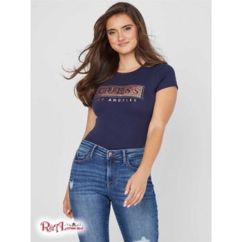 Жіноча Футболка (Steel Sequin Foil Tee) 57088-01 Nocturnal Військово-Морський