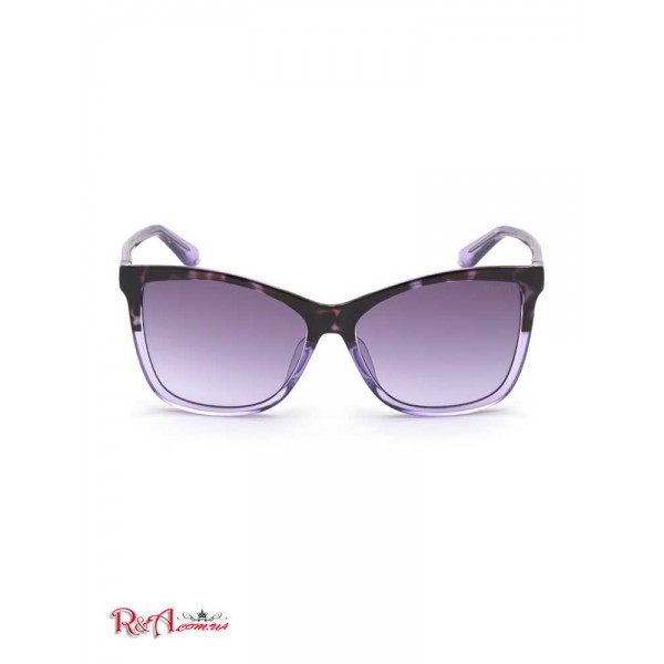 Женские Солнцезащитные Очки GUESS (Purple Square Sunglasses) 60118-01 Фиолетовый