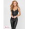 Жіноче Бюстьє (Danessa Faux-Leather Bustier) 57748-01 Реактивний Чорний