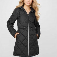Женское Пальто (Ofira Quilted Coat) 63178-01 Реактивний Черный Женское Пальто (Ofira Quilted Coat) 63178-01 Реактивний Черный
