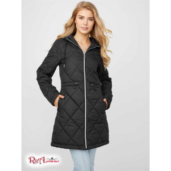 Женское Пальто GUESS Factory (Ofira Quilted Coat) 63178-01 Реактивний Черный Женское Пальто GUESS Factory (Ofira Quilted Coat) 63178-01 Реактивний Черный