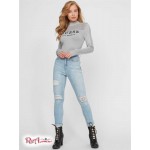 Женский Свитер GUESS Factory (Jadey Sweater) 57618-01 Светлый Melange Серый