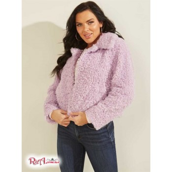 Жіноча Куртка (Fluffy Teddy Jacket) 64228-01 Linen Бузковий