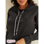 Жіночий Світшот GUESS (Double Drawstring Hooded Sweatshirt) 59318-01 Синій Graphite Сірий