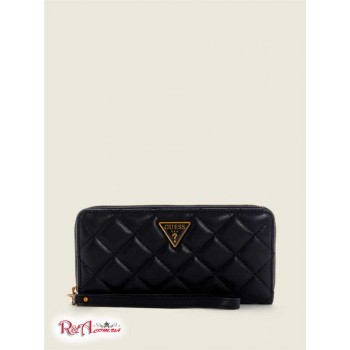 Жіночий Гаманець (Cessily Quilted Large Zip-Around Wallet) 64609-01 Чорний