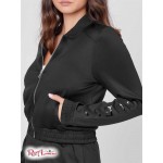 Женская Куртка GUESS Factory (Flinn Cropped Jacket) 57579-01 Реактивний Черный