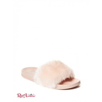 Жіночий Сандалі (Buffie Leopard Faux-Fur Slide Sandals) 59979-01 Світлий Рожевий