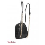 Женская Сумка Кроссбоди GUESS Factory (Evan Faux-Fur Mini Crossbody) 56679-01 Черный