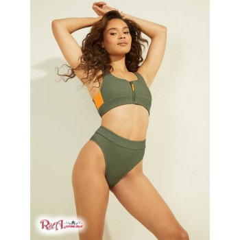 Женские Бикини (Amanda Zip Bikini Top) 60199-01 Clean Fatigue