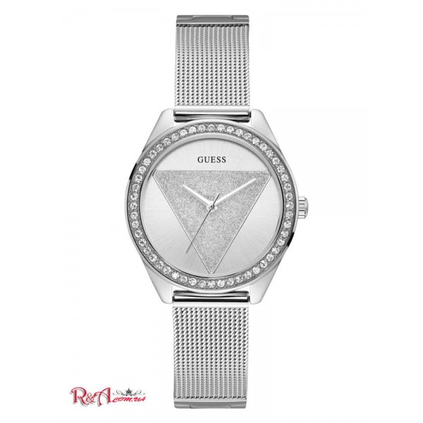 Женские Часы GUESS (Silver-Tone Logo Analog Watch) 55409-01 Серебро Женские Часы GUESS (Silver-Tone Logo Analog Watch) 55409-01 Серебро