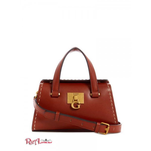 Женская Сумка Сэтчел GUESS (Stephi Mini Satchel) 59069-01 Whiskey
