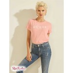 Женская Манжета GUESS (Eco 1981 Rolled Cuff Logo Tee) 58959-01 Pretty In Розовый