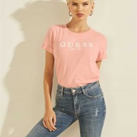 Жіноча Манжета (Eco 1981 Rolled Cuff Logo Tee) 58959-01 Pretty In Рожевий