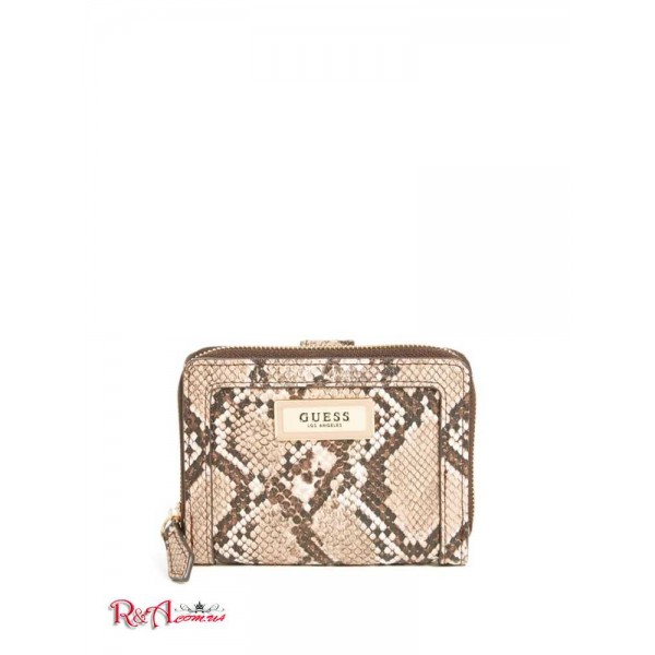 Женский Бумажник GUESS Factory (Aurelia Small Zip-Around Wallet) 63699-01 Snake