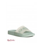 Женские Сандалии GUESS Factory (Lana Logo Slide Sandals) 56869-01 Lt Зеленый