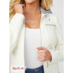 Женская Куртка GUESS Factory (Alistar Faux-Leather Jacket) 57689-01 Молочныйy Белый