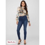 Жіночий Топ GUESS Factory (Cabrera Mock-Neck Top) 57749-01 Wood Cash Multi