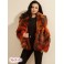 Женская Куртка (Molly Faux-Fur Jacket) 60559-01 Оранжевый MПепельно-Серый Up