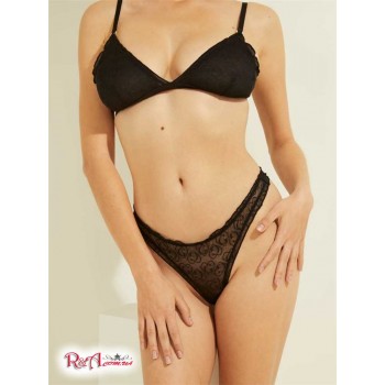 Жіночі Стрінги (Arielle Mesh Logo Thong) 55519-01 Реактивний Чорний