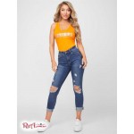 Жіночий Танк GUESS Factory (Kyara V-Neck Logo Tank) 57719-01 Мандаринський