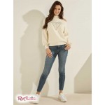 Жіночий Светр GUESS (Margot Rhinestone Logo Sweater) 64189-01 Крем Білий Жіночий Светр GUESS (Margot Rhinestone Logo Sweater) 64189-01 Крем Білий