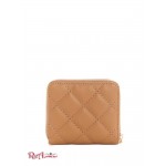 Женский Бумажник GUESS (Cessily Quilted Small Zip-Around Wallet) 64679-01 Бежевый