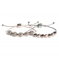 Жіночий Браслет (Mixed Metal Fireball Snake-Chain Bracelet Set) 63619-01 Multi
