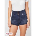 Женские Шорты GUESS Factory (Tallulah Stacked Waistband Shorts) 54369-01 Темная Стирка