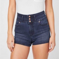 Жіночі Шорти (Tallulah Stacked Waistband Shorts) 54369-01 Темна Мийка
