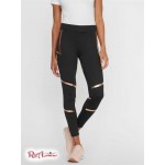 Жіночі Легінси GUESS Factory (Odette Leggings) 63459-01 Реактивний Чорний W/Троянда Золотий