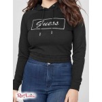 Женский Пуловер GUESS Factory (Lara Cropped Logo Pullover) 63279-01 Реактивний Черный