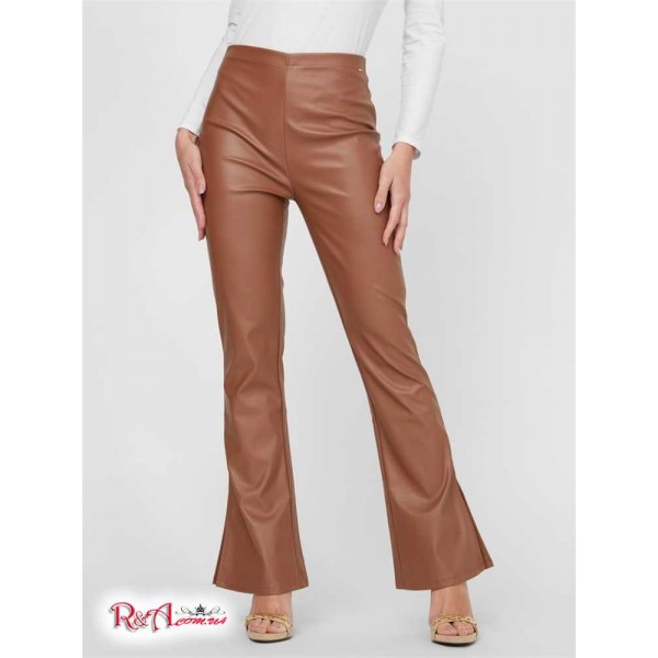 Жіночі Штани GUESS Factory (Salome Faux-Leather Split Ankle Pants) 57739-01 Clay Rose