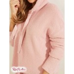 Жіноче Худі GUESS (Reeda Wool-Blend Shimmer Hoodie) 58749-01 Балет Рожевий Мульті