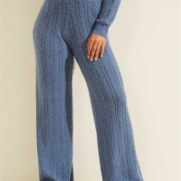 Жіночі Штани (Tamara Wide-Leg Cable Pants) 58819-01 Nordic Sea