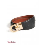 Жіночий Ремінь GUESS (Reversible Logo Belt) 64629-01 Чорний