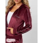 Жіноче Худі GUESS Factory (Deck Velour Hoodie) 57569-01 Mystic Wine