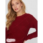 Жіночий Светр GUESS Factory (Haley Cable Knit Sweater) 63199-01 Beet Juice Червоний