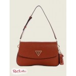 Женская Сумка на Плечо GUESS (Cordelia Flap Shoulder Bag) 59039-01 Коньяк