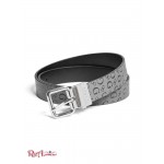 Жіночий Ремінь GUESS Factory (Logo Reversible Belt) 63589-01 Вугілля