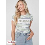 Жіноча Футболка GUESS Factory (Kinley Tee) 63419-01 Salvia Sage Мульті
