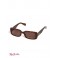 Женские Солнцезащитные Очки (Rectangle Tinted Sunglasses) 63569-01 Темный Havana/Gradient Коричневый